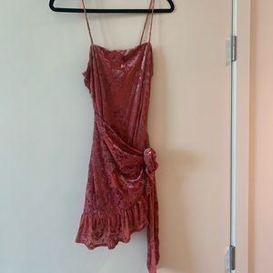 Free People Olivia Velvet Burnout Slip